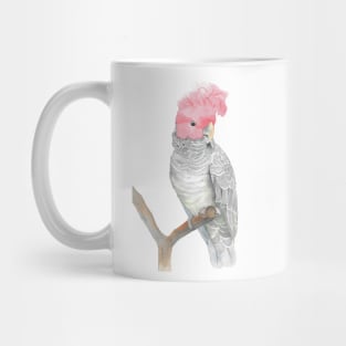 gang gang cockatoo red head cacatua watercolor Mug